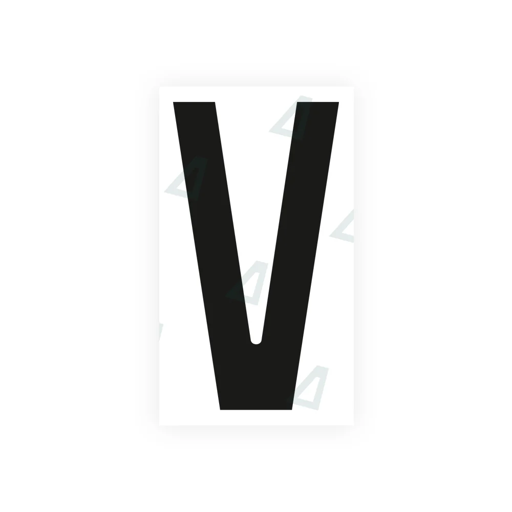 Alite Nanofilm for France license plates - Symbol "V"