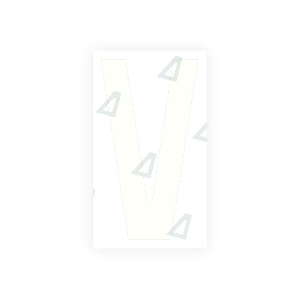 Alite Nanofilm for France license plates - Symbol "V" - Image 2