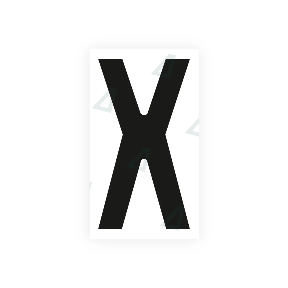 Alite Nanofilm for France license plates - Symbol "X"