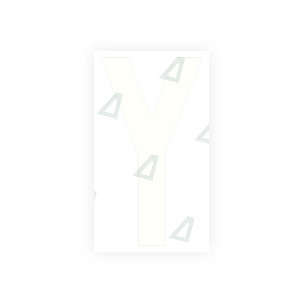 Alite Nanofilm for France license plates - Symbol "Y" - Image 2