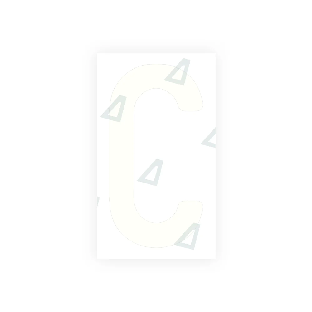 Alite Nanofilm for rear Switzerland license plates - Symbol "C" - Image 2