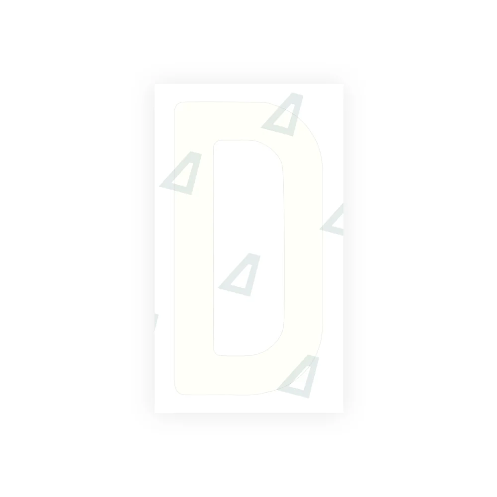 Alite Nanofilm for rear Switzerland license plates - Symbol "D" - Image 2
