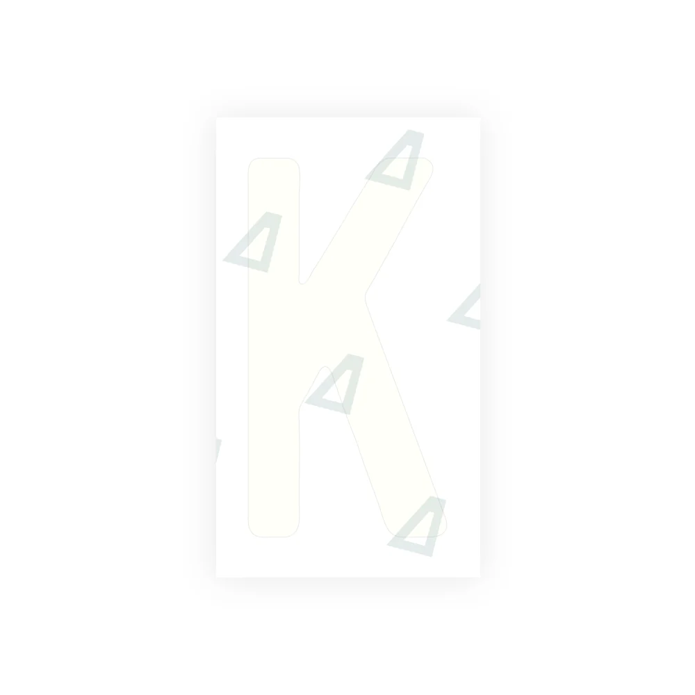 Alite Nanofilm for rear Switzerland license plates - Symbol "K" - Image 2