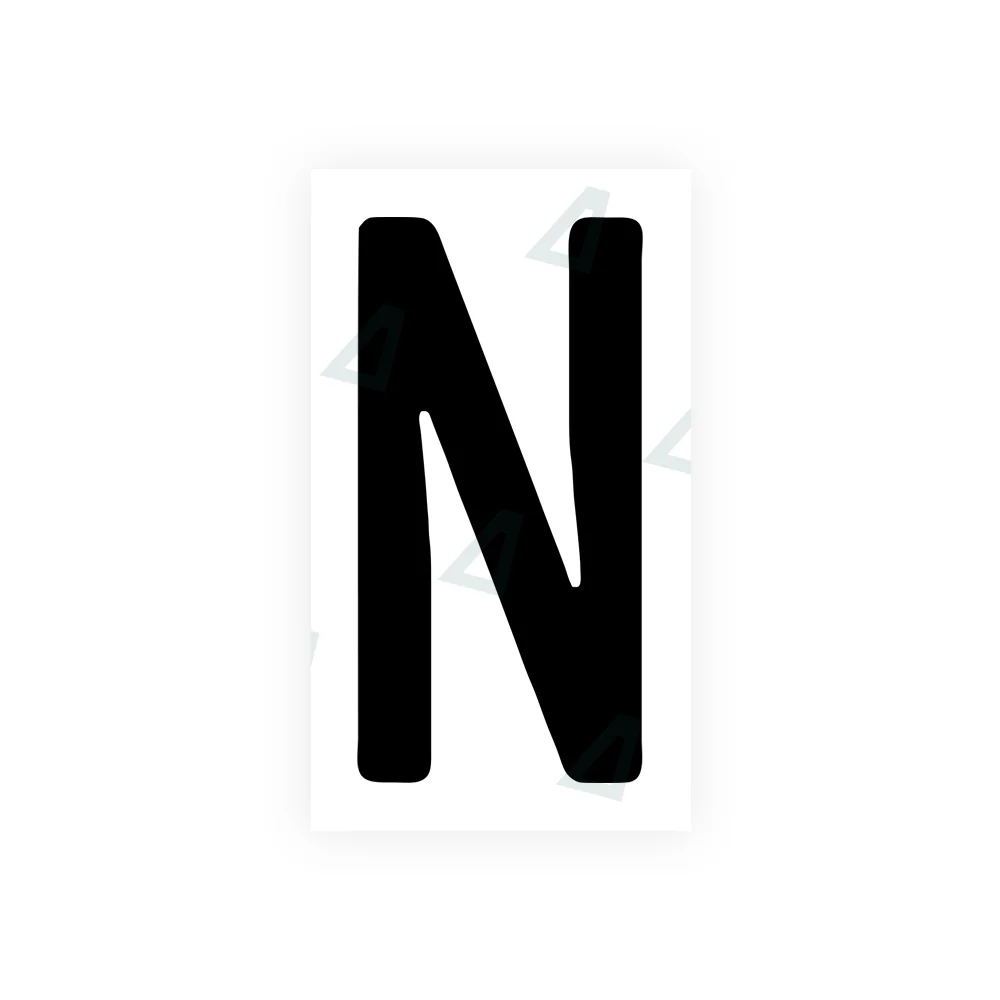 Alite Nanofilm for rear Switzerland license plates - Symbol "N"