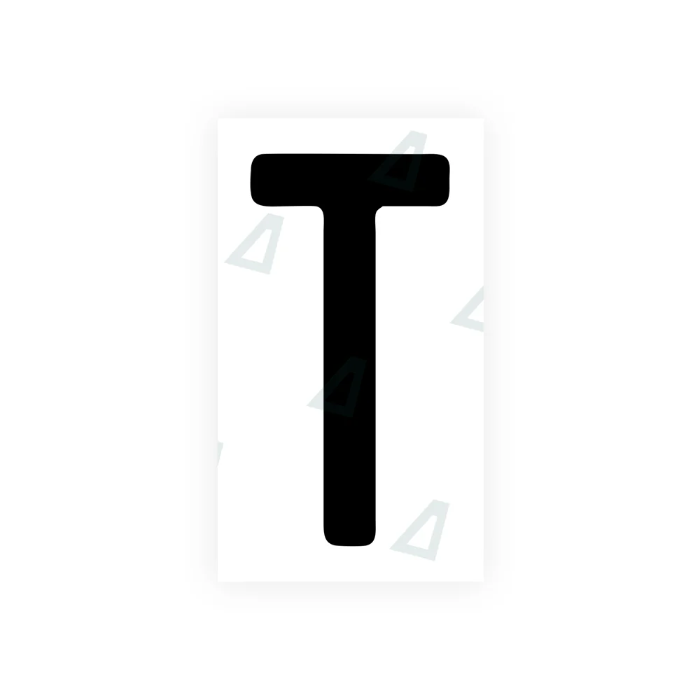 Alite Nanofilm for rear Switzerland license plates - Symbol "T"