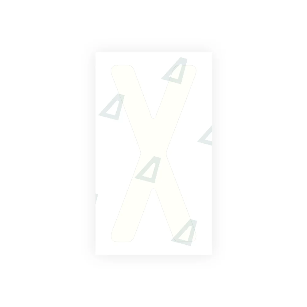 Alite Nanofilm for rear Switzerland license plates - Symbol "X" - Image 2