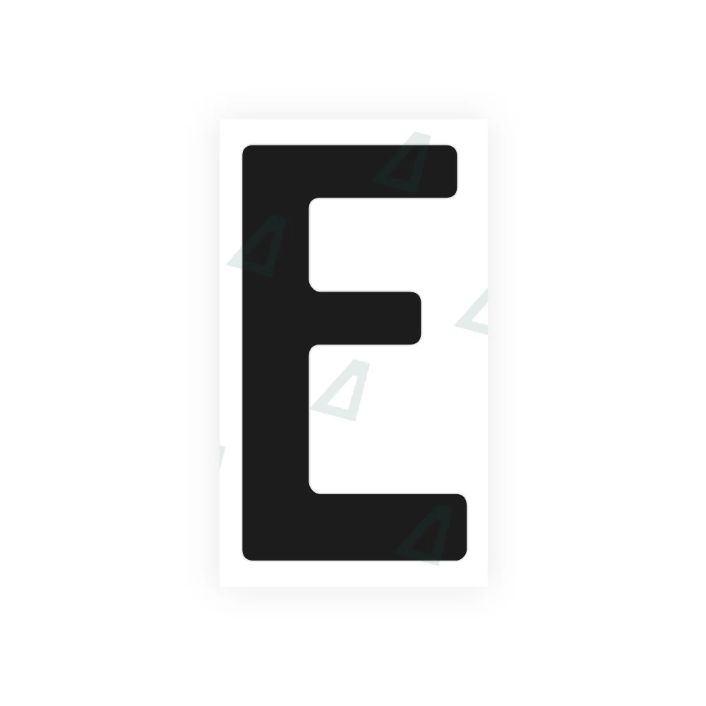 Alite Nanofilm for Germany (standard) license plates - Symbol "E"