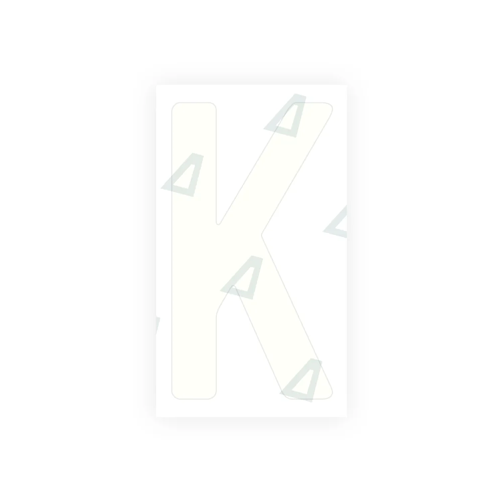 Alite Nanofilm for Germany (standard) license plates - Symbol "K" - Image 2