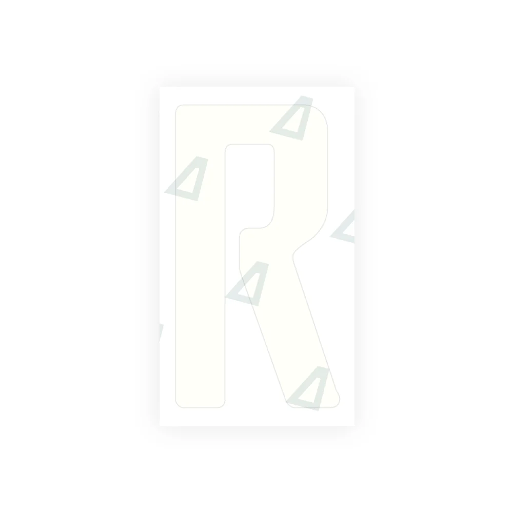 Alite Nanofilm for Germany (standard) license plates - Symbol "R" - Image 2