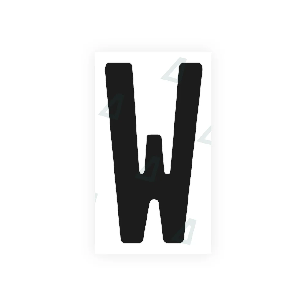 Alite Nanofilm for Germany (standard) license plates - Symbol "W"