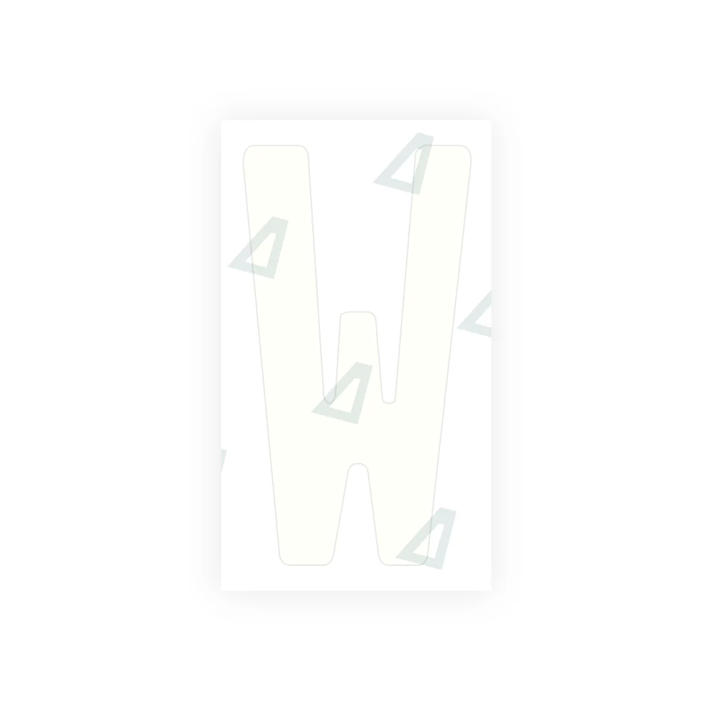 Alite Nanofilm for Germany (standard) license plates - Symbol "W" - Image 2