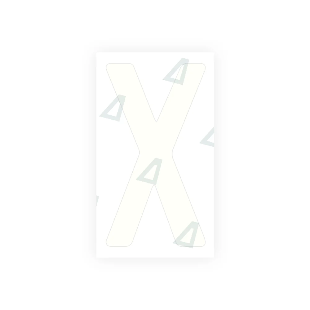 Alite Nanofilm for Germany (standard) license plates - Symbol "X" - Image 2
