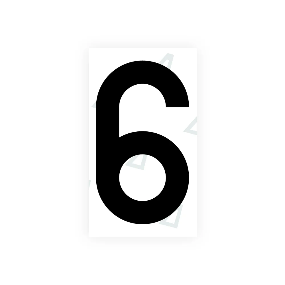 Alite Nanofilm for Greece license plates - Symbol "6"