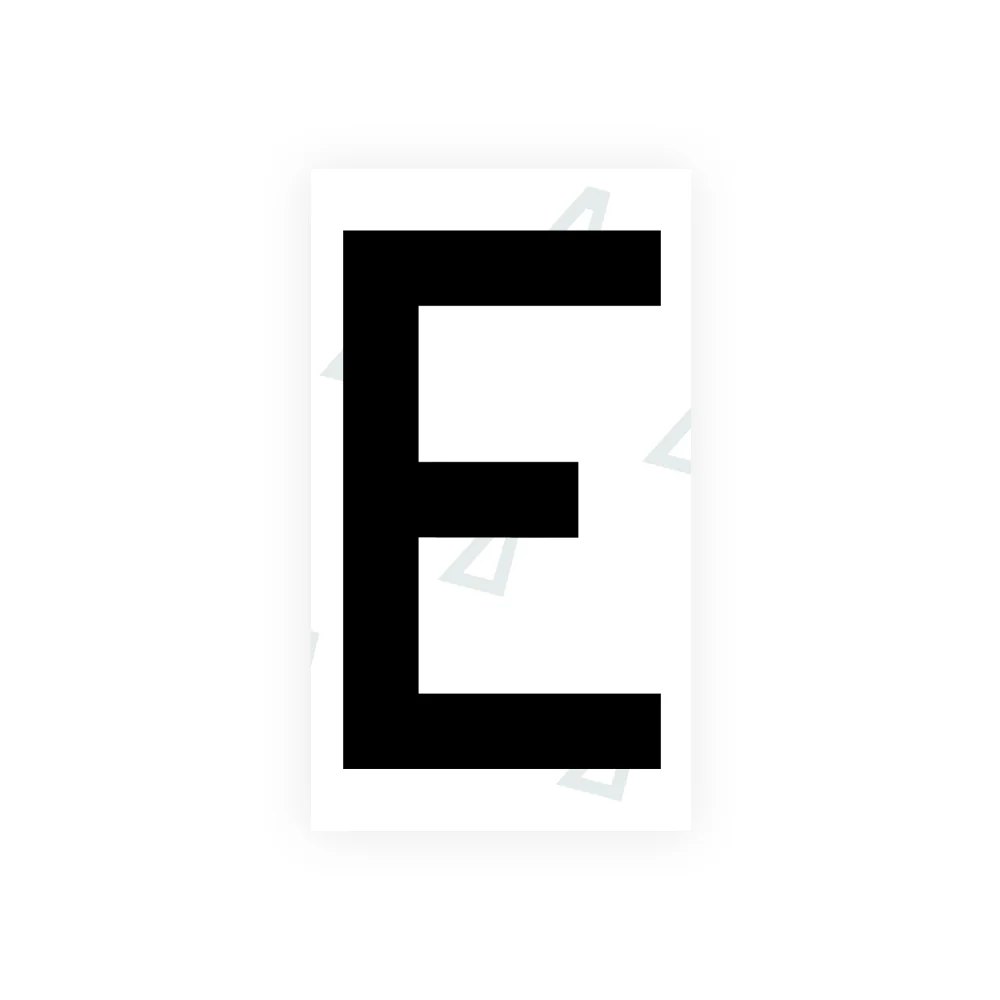 Alite Nanofilm for Greece license plates - Symbol "E"