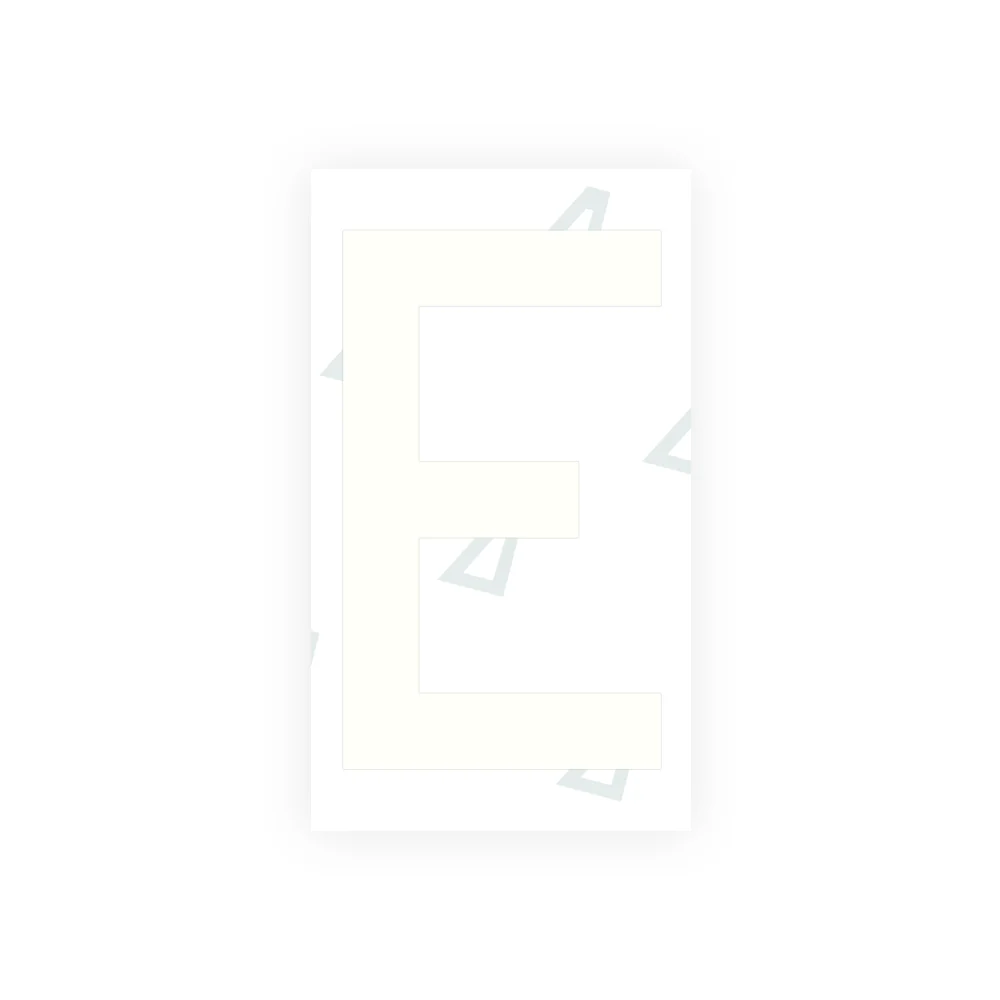 Alite Nanofilm for Greece license plates - Symbol "E" - Image 2