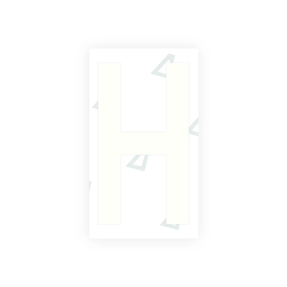 Alite Nanofilm for Greece license plates - Symbol "H" - Image 2