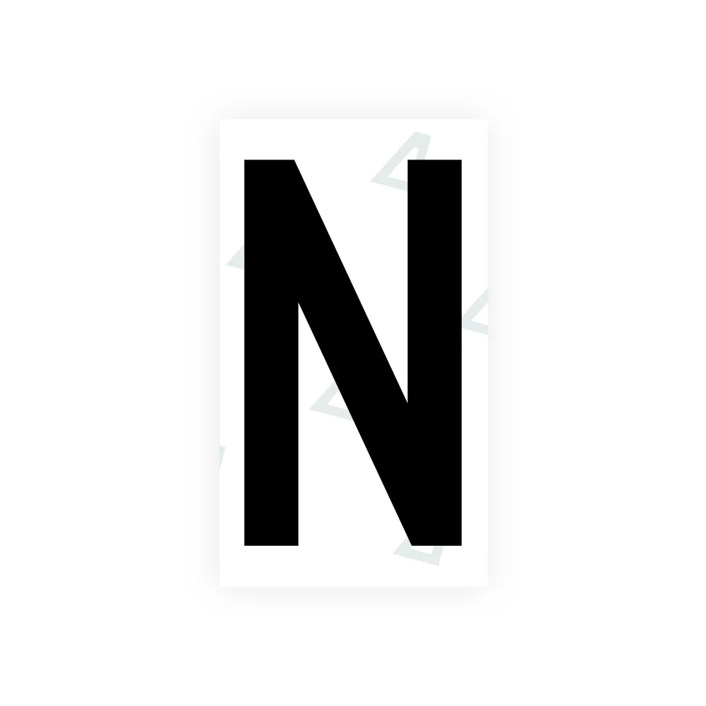 Alite Nanofilm for Greece license plates - Symbol "N"