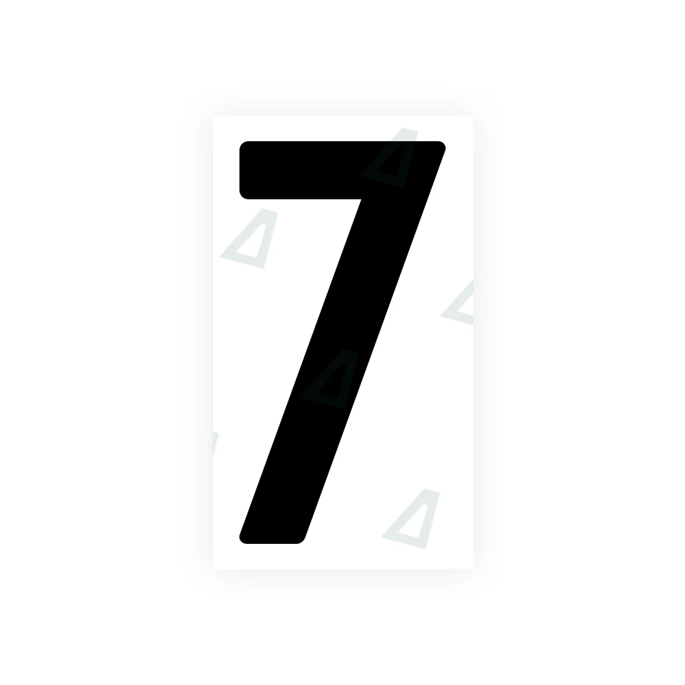 Alite Nanofilm for India license plates Symbol "7"