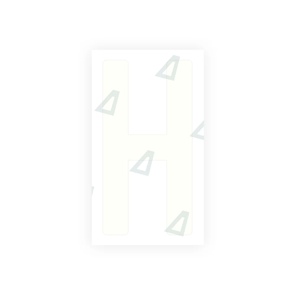 Alite Nanofilm for India license plates - Symbol "H" - Image 2