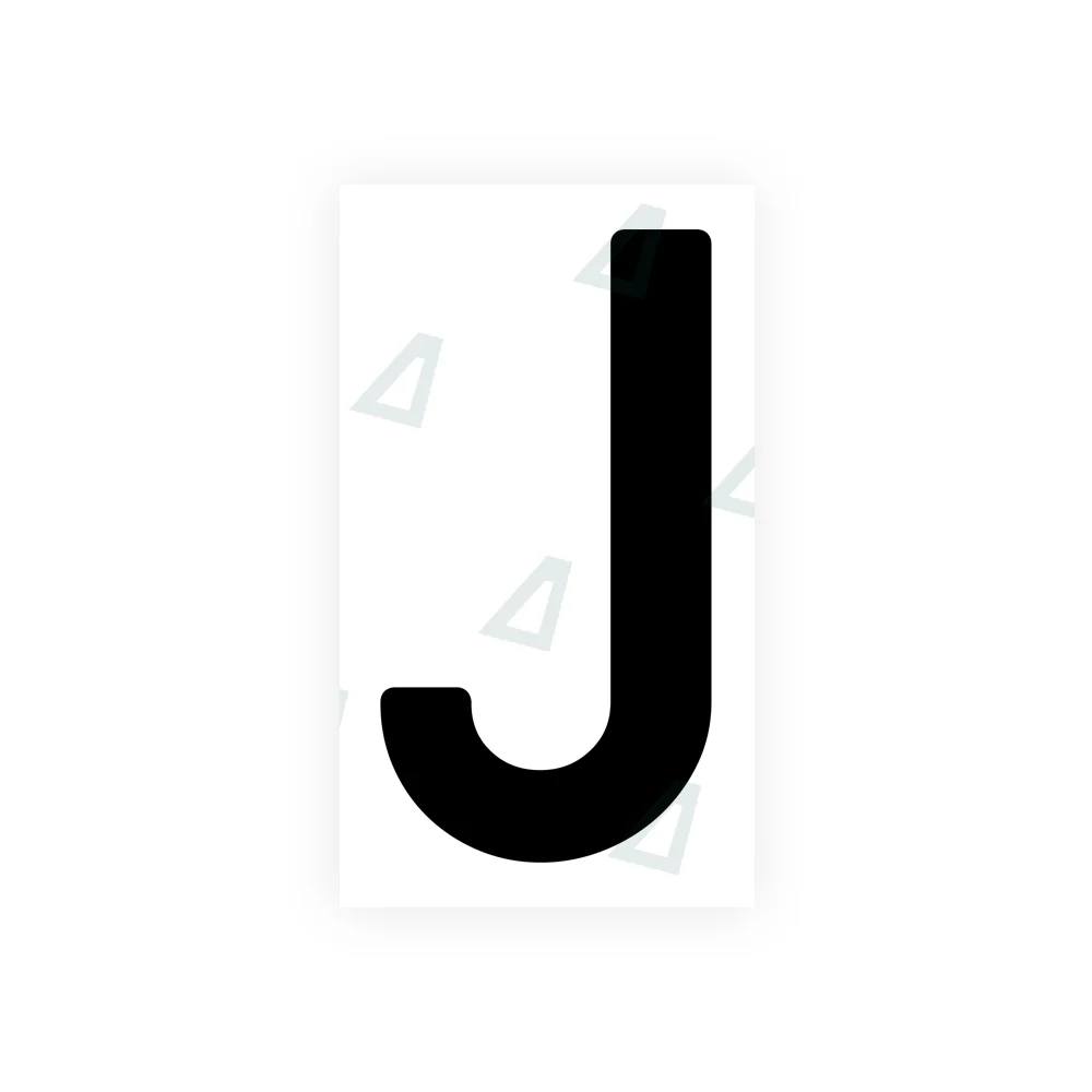 Alite Nanofilm for India license plates - Symbol "J"