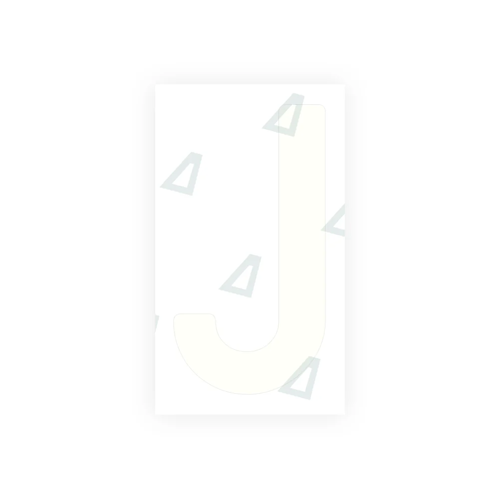 Alite Nanofilm for India license plates - Symbol "J" - Image 2