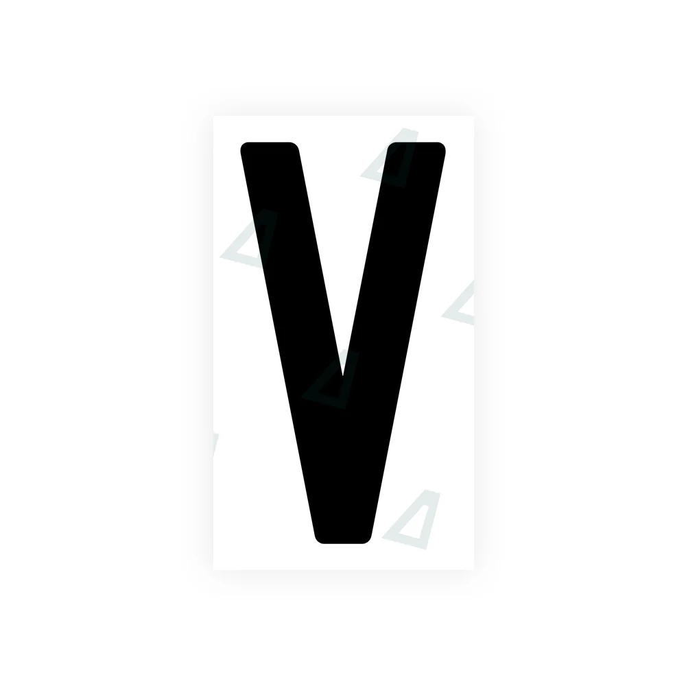 Alite Nanofilm for India license plates - Symbol "V"