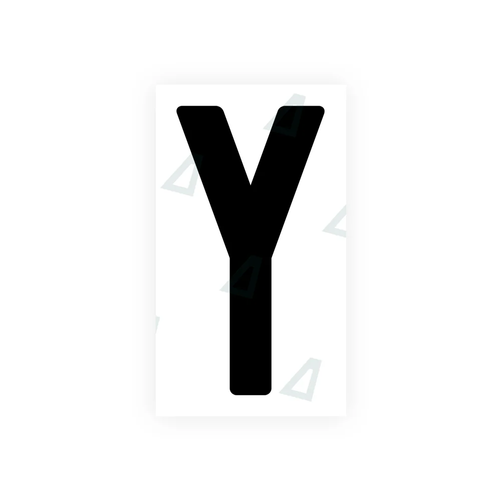 Alite Nanofilm for India license plates - Symbol "Y"
