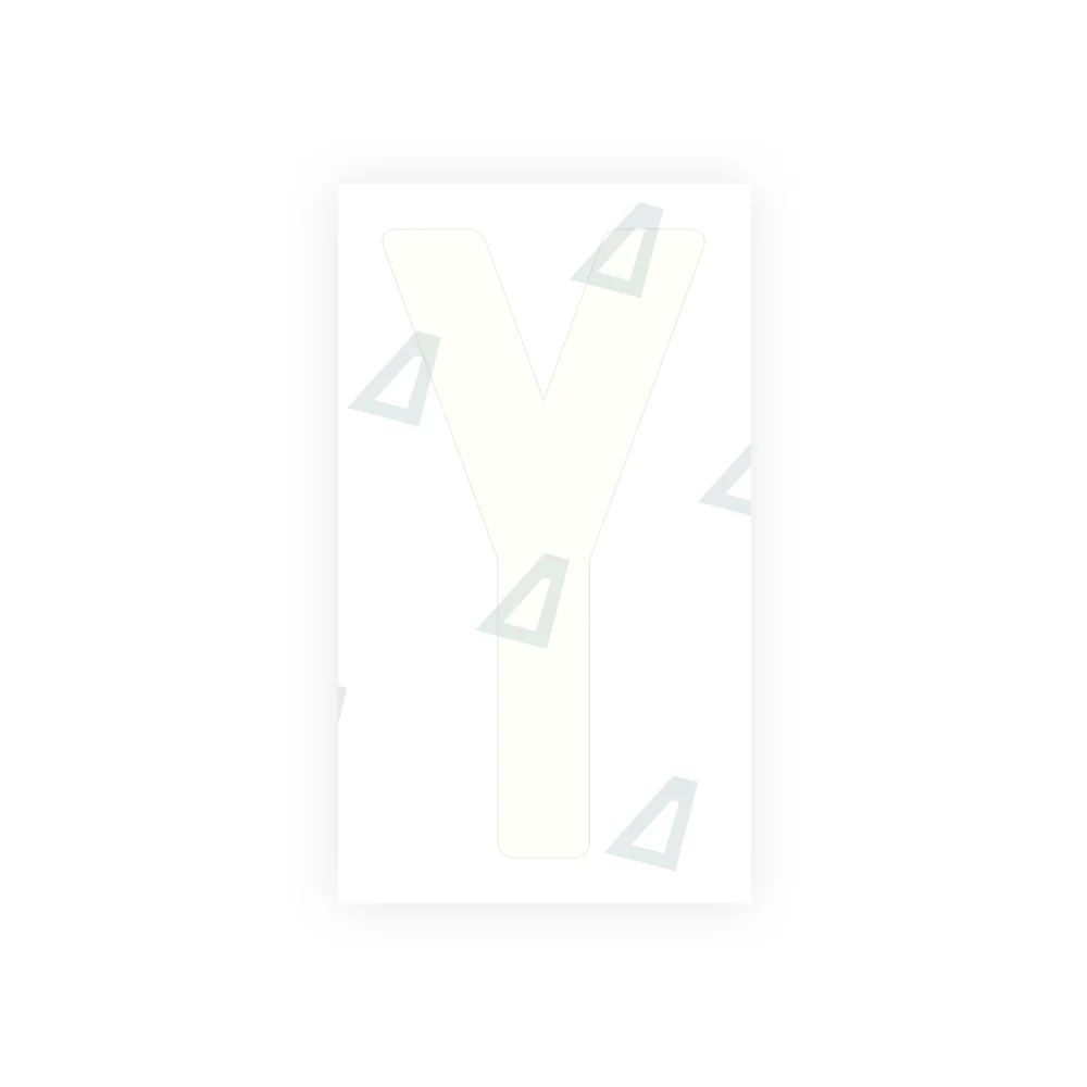 Alite Nanofilm for India license plates - Symbol "Y" - Image 2