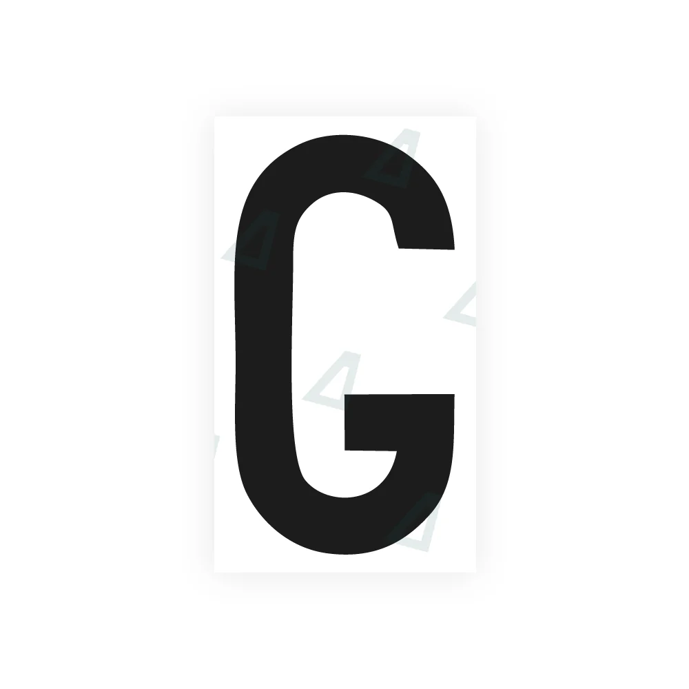 Alite Nanofilm for rear Italy license plates - Symbol "G"