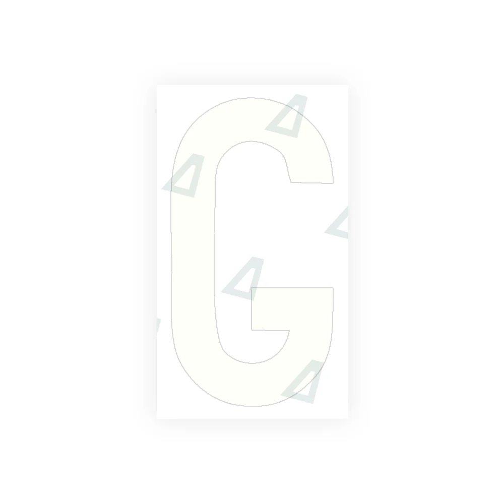Alite Nanofilm for rear Italy license plates - Symbol "G" - Image 2
