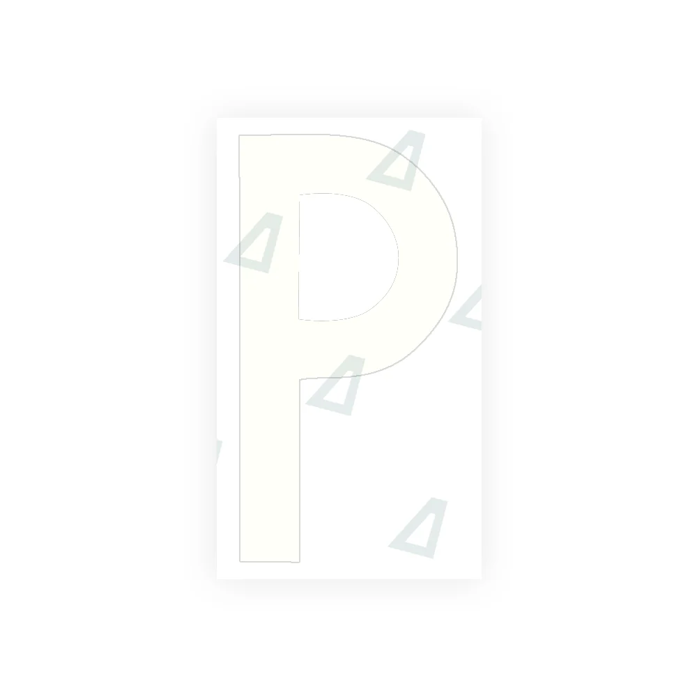 Alite Nanofilm for rear Italy license plates - Symbol "P" - Image 2