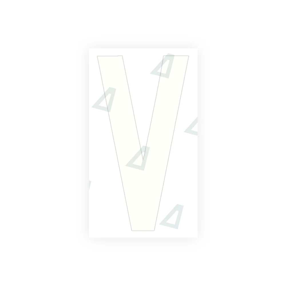 Alite Nanofilm for rear Italy license plates - Symbol "V" - Image 2
