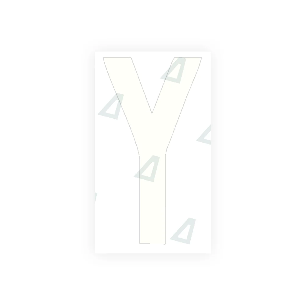 Alite Nanofilm for rear Italy license plates - Symbol "Y" - Image 2