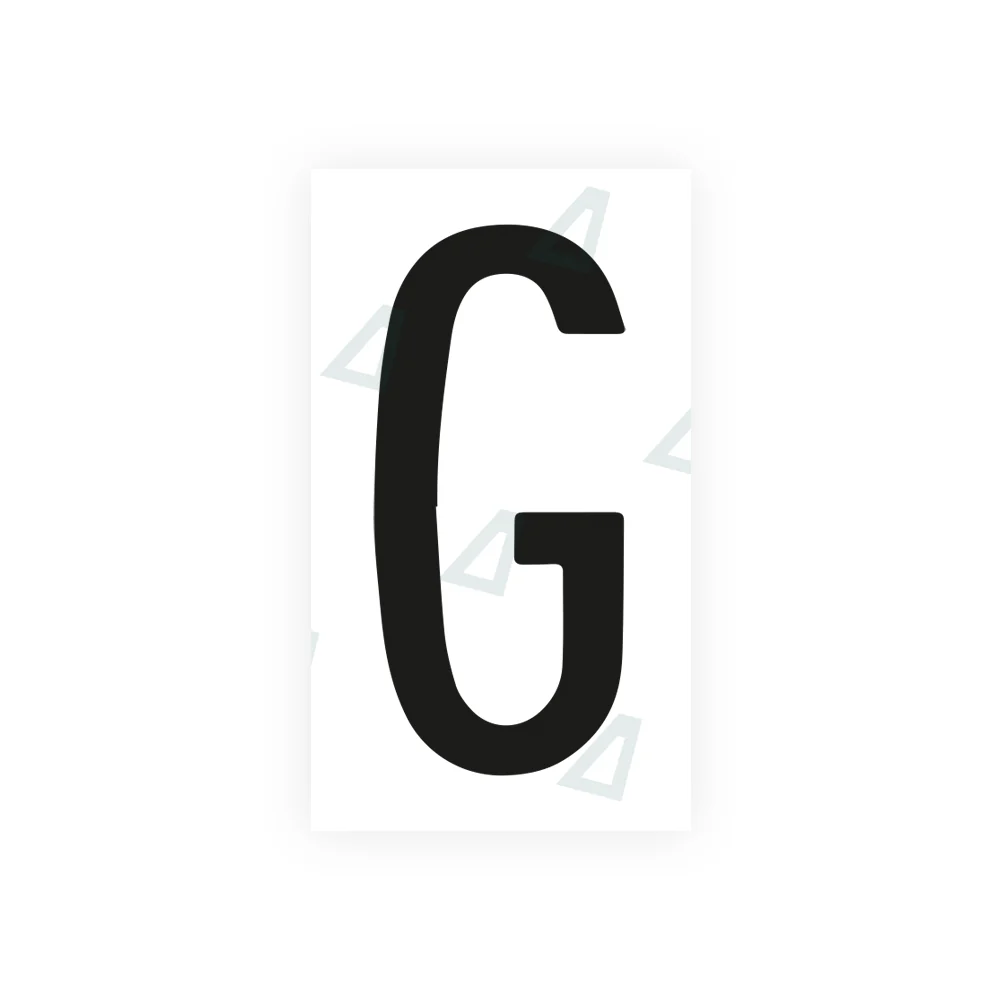Alite Nanofilm for Mexico license plates - Symbol "G"