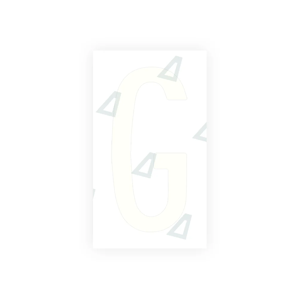 Alite Nanofilm for Mexico license plates - Symbol "G" - Image 2