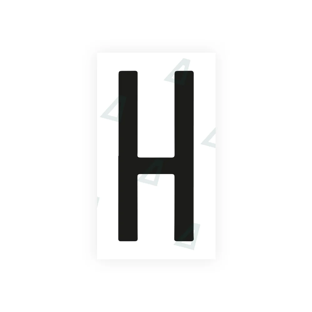 Alite Nanofilm for Mexico license plates - Symbol "H"