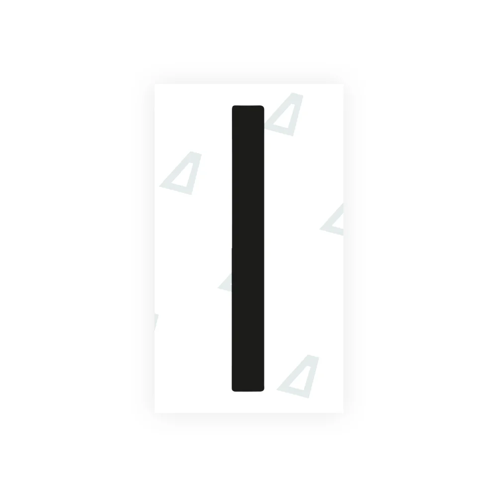 Alite Nanofilm for Mexico license plates - Symbol "I"