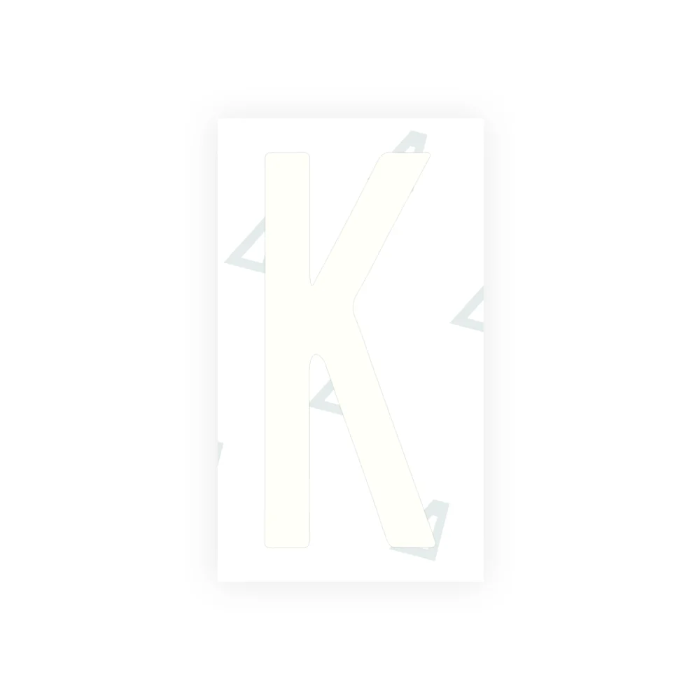Alite Nanofilm for Mexico license plates - Symbol "K" - Image 2