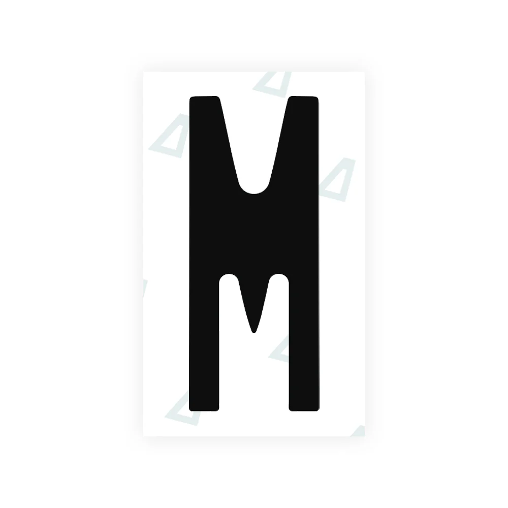 Alite Nanofilm for Mexico license plates - Symbol "M"