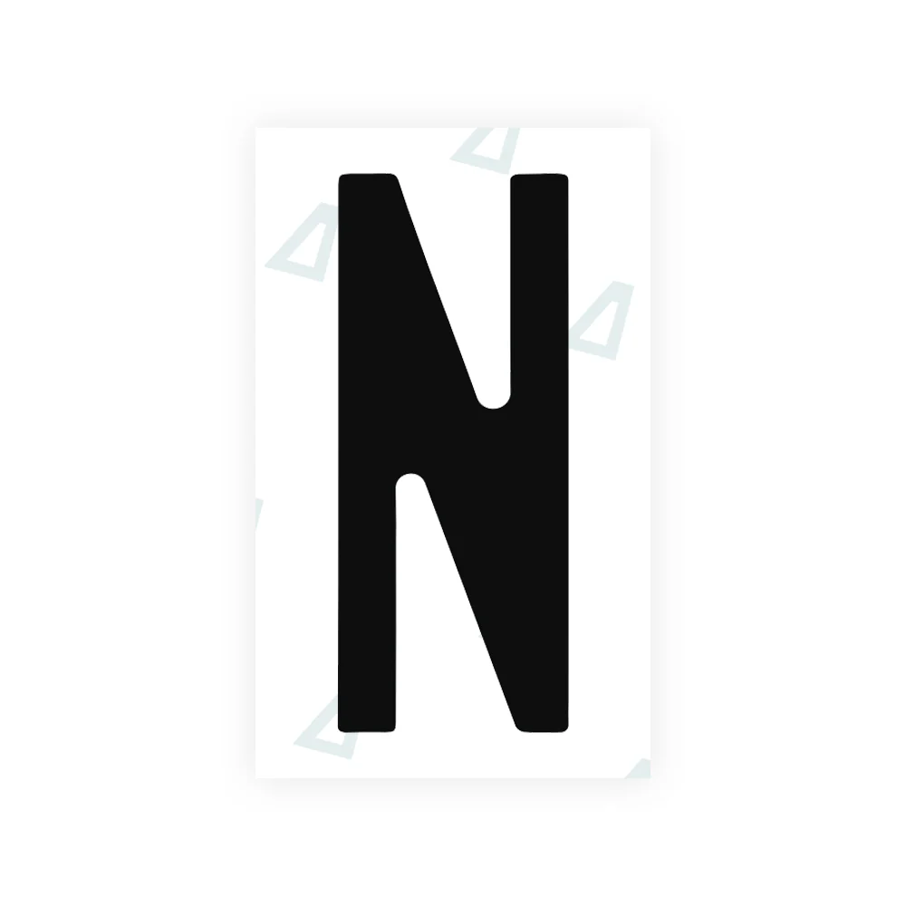 Alite Nanofilm for Mexico license plates - Symbol "N"