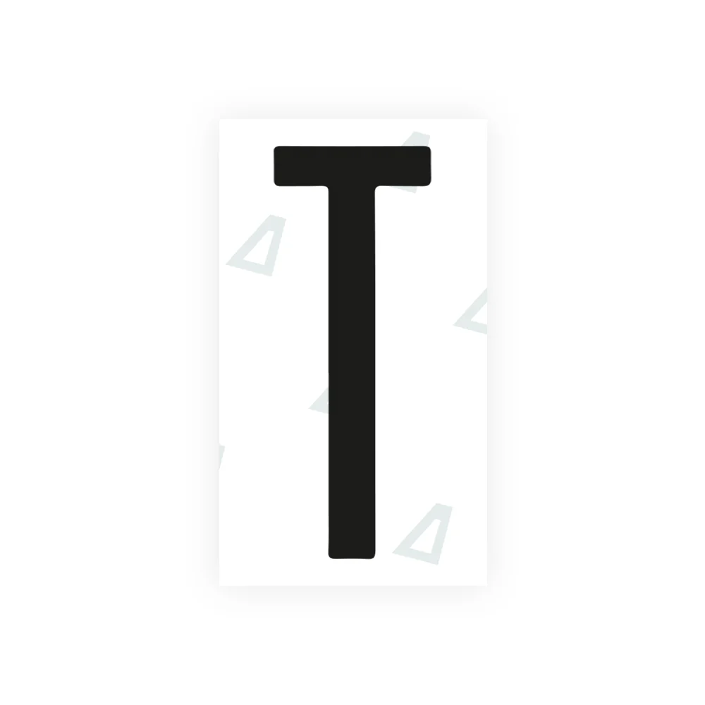 Alite Nanofilm for Mexico license plates - Symbol "T"