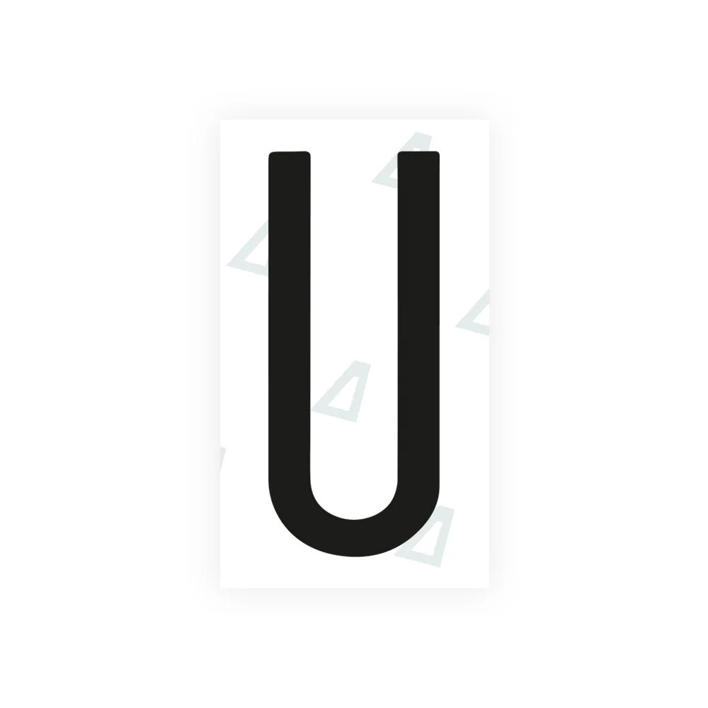 Alite Nanofilm for Mexico license plates - Symbol "U"
