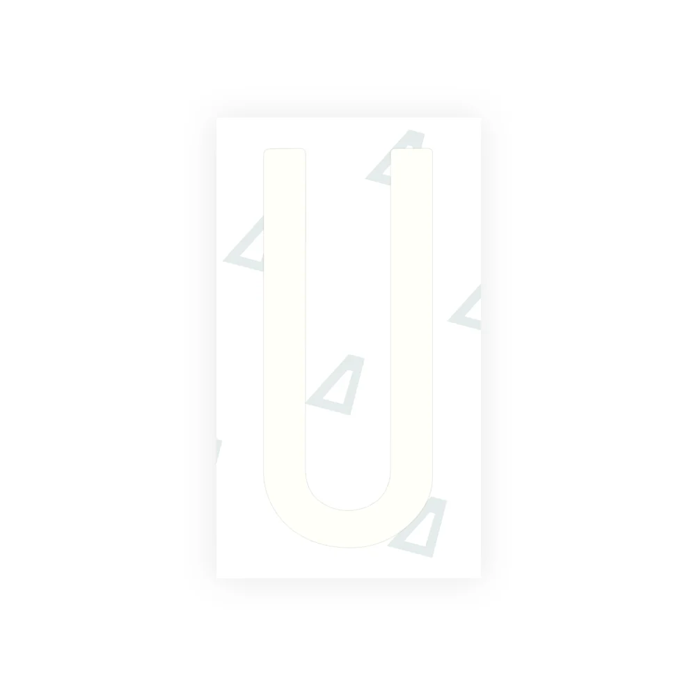 Alite Nanofilm for Mexico license plates - Symbol "U" - Image 2