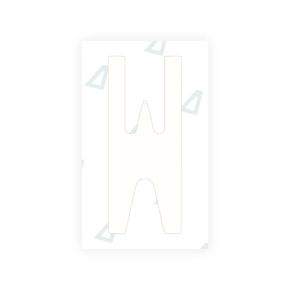 Alite Nanofilm for Mexico license plates - Symbol "W" - Image 2