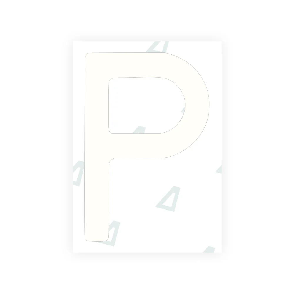 Alite Nanofilm for Poland license plates - Symbol "P" - Image 2