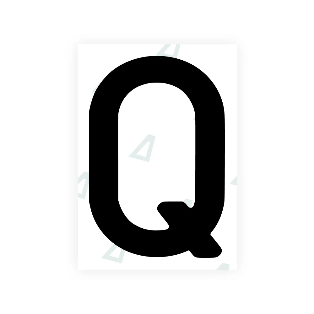 Alite Nanofilm for Poland license plates - Symbol "Q"