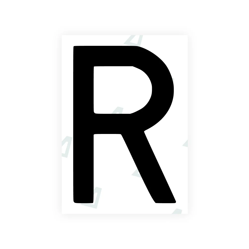 Alite Nanofilm for Poland license plates - Symbol "R"