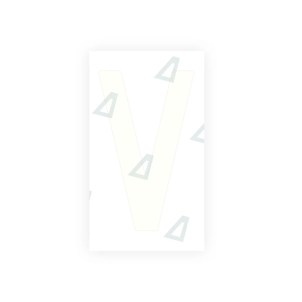 Alite Nanofilm for Spain Embossed license plates - Symbol "V" - Image 2