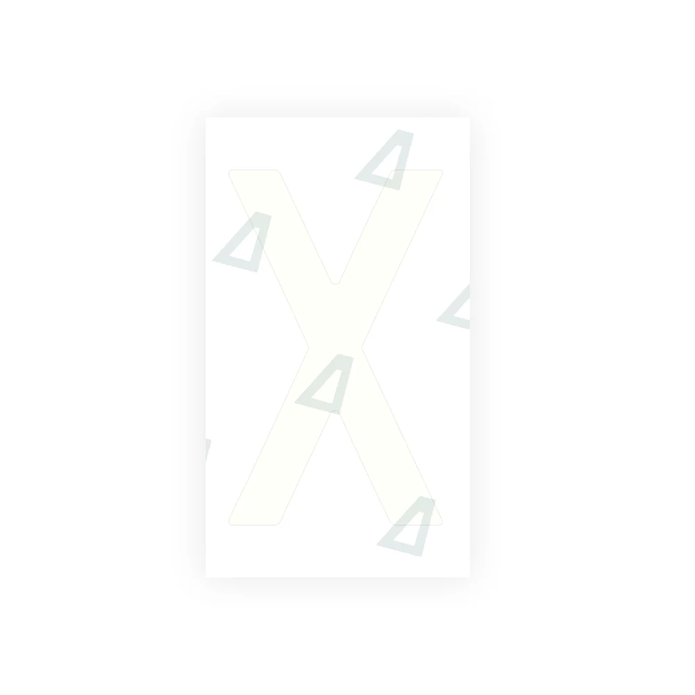 Alite Nanofilm for Spain Embossed license plates - Symbol "X" - Image 2