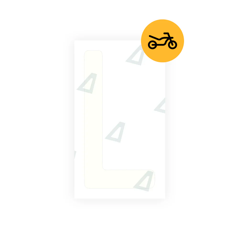 Alite Nanofilm for Switzerland Moto license plates - Symbol "L" - Image 2